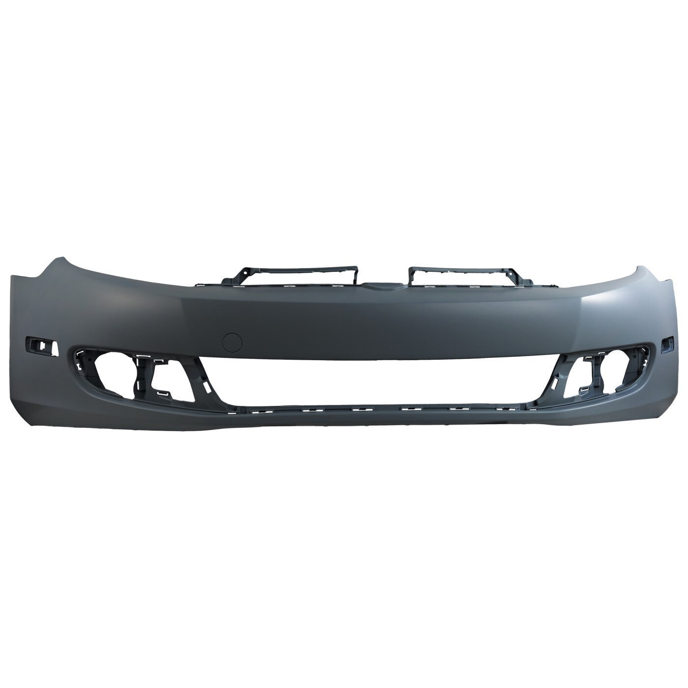 Front Bumper Cover For 2010-2014 Golf Jetta Wagon Primed With Fog Light Holes