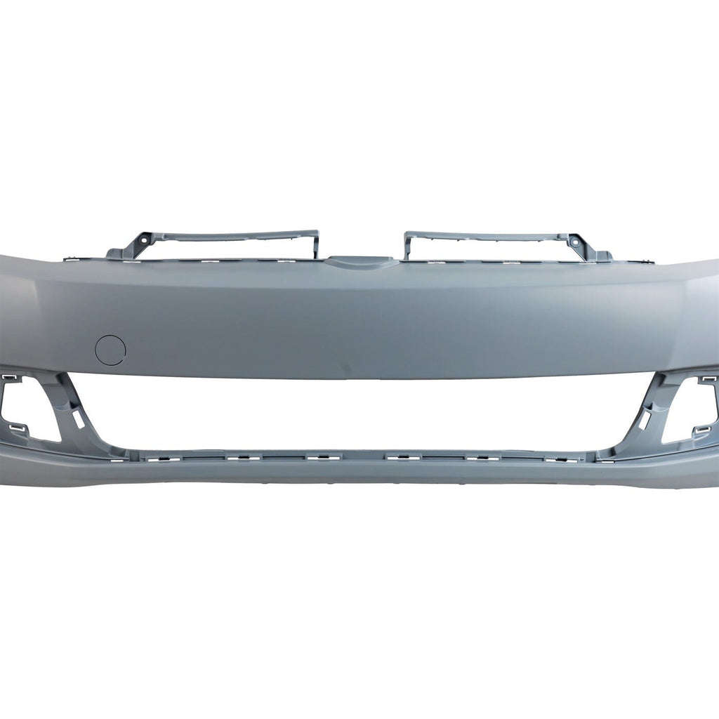 Front Bumper Cover For 2010-2014 Golf Jetta Wagon Primed With Fog Light Holes