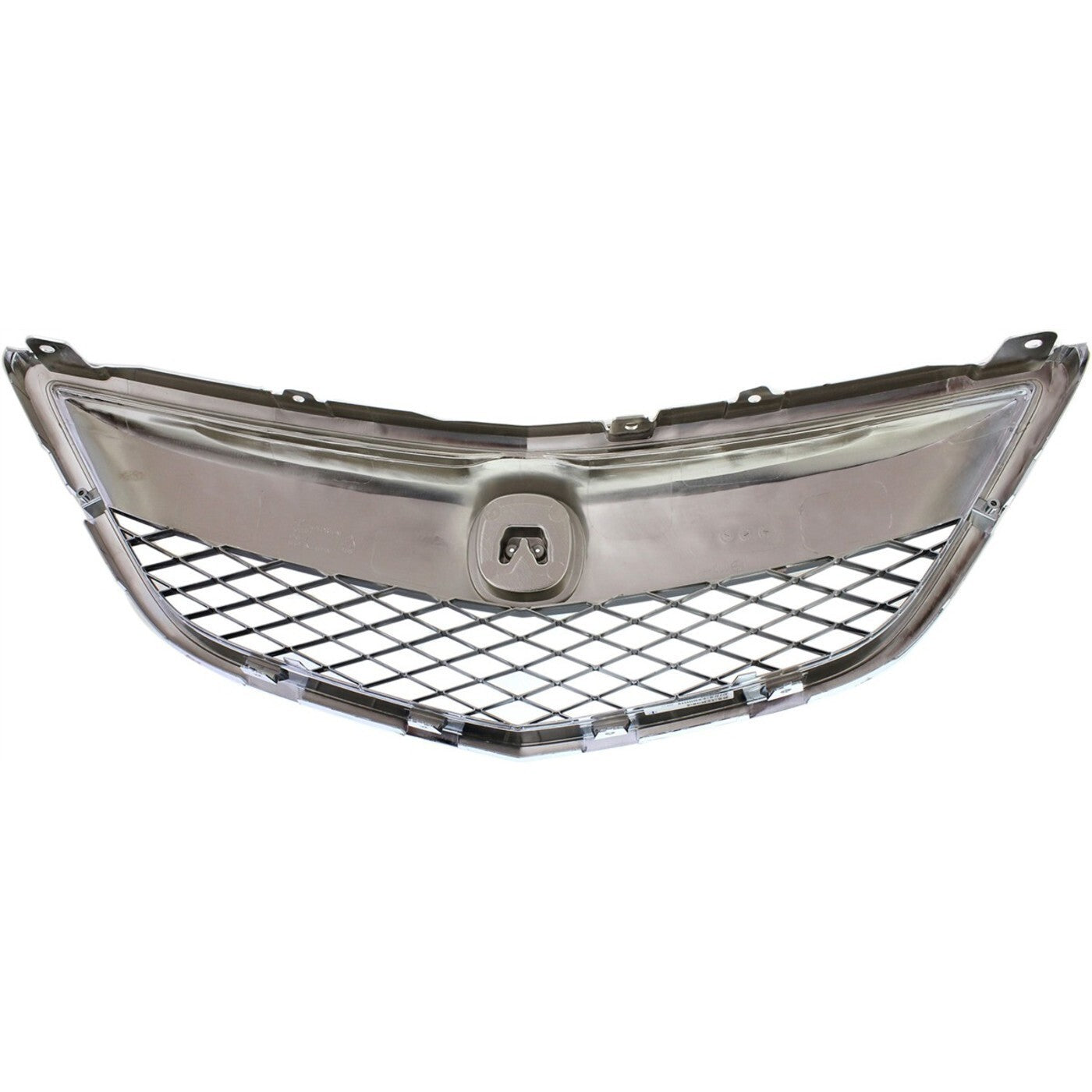 Grille For 2013-2015 Acura RDX Chrome Shell with Painted Black Insert