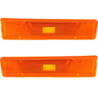 Front Side Marker Set For 1980-1986 Ford F-150 Bronco F-350 Mounts on Fender