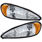 Headlight Set For 99-2005 Pontiac Grand Am Driver & Passenger Side w/ bulb