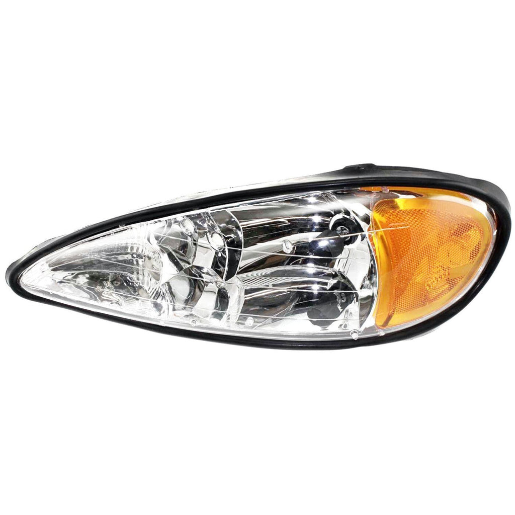 Headlight Set For 99-2005 Pontiac Grand Am Driver & Passenger Side w/ bulb