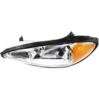Headlight Set For 99-2005 Pontiac Grand Am Driver & Passenger Side w/ bulb