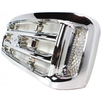 Grille For 99-2004 Ford F-250 Super Duty F-350 Super Duty Chrome Plastic