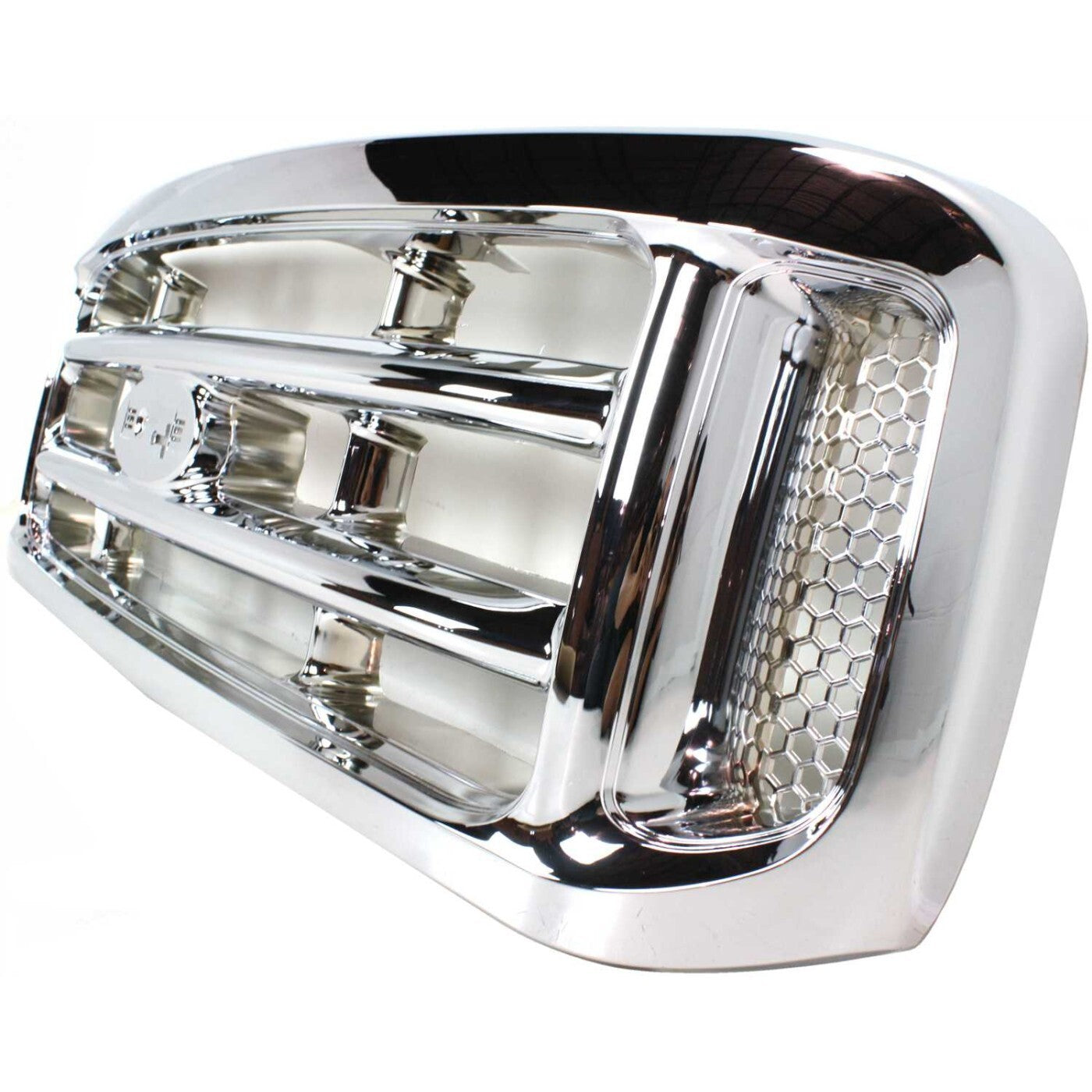 Grille For 99-2004 Ford F-250 Super Duty F-350 Super Duty Chrome Plastic