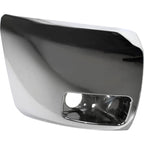 Bumper End Caps Set For 07-13 Chevy Silverado 1500 with Fog Light Hole Chrome