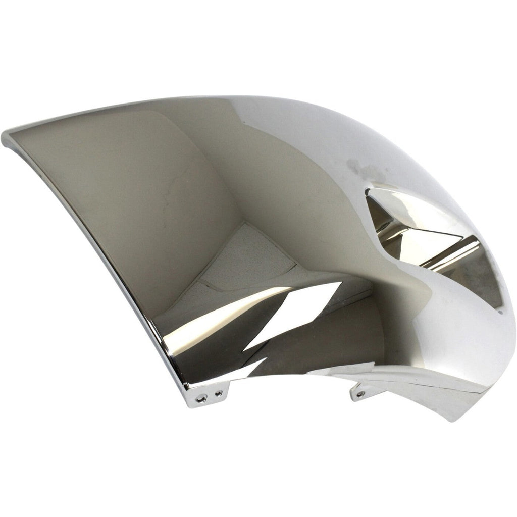 Bumper End Caps Set For 07-13 Chevy Silverado 1500 with Fog Light Hole Chrome