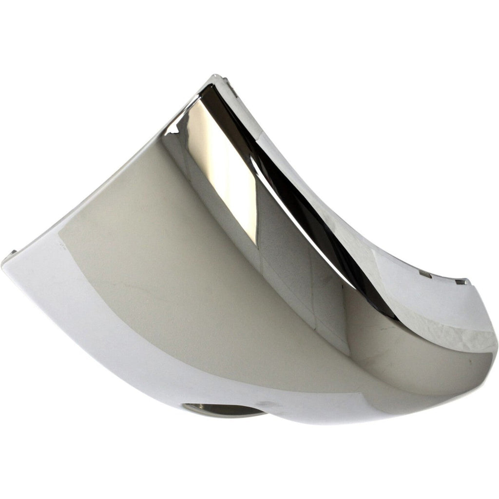 Bumper End Caps Set For 07-13 Chevy Silverado 1500 with Fog Light Hole Chrome