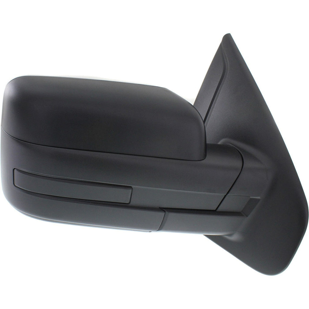 Manual Mirror For 2011-2014 Ford F-150 Right Side Manual Folding Textured Black
