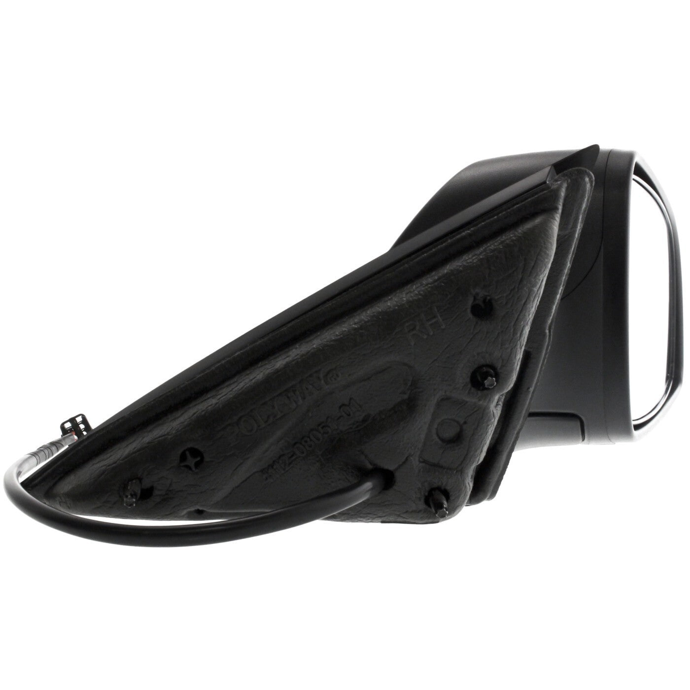 Power Mirror For 2008-2012 Chevrolet Malibu Right Manual Folding Textured Black