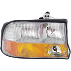 Left and Right Headlights For GMC Sonoma 1998-2004 Halogen w Bulbs w/ Fog Lights