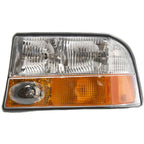 Left and Right Headlights For GMC Sonoma 1998-2004 Halogen w Bulbs w/ Fog Lights