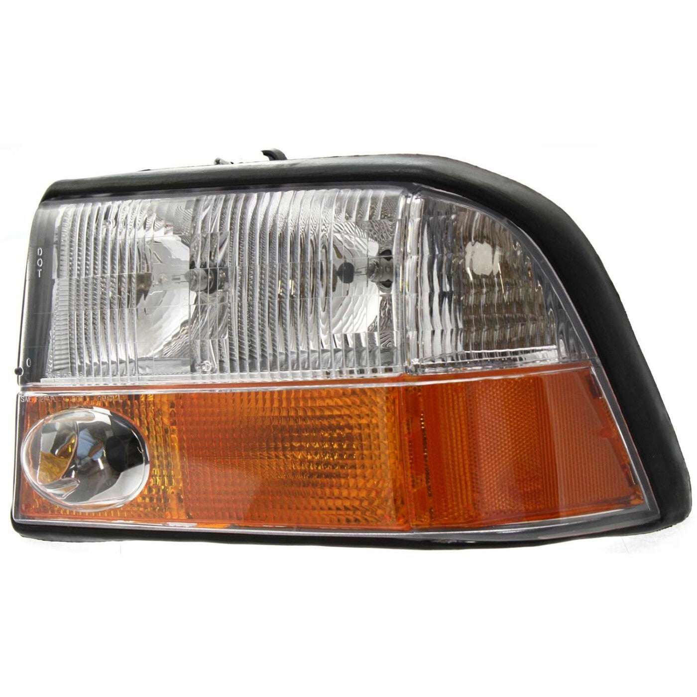 Left and Right Headlights For GMC Sonoma 1998-2004 Halogen w Bulbs w/ Fog Lights