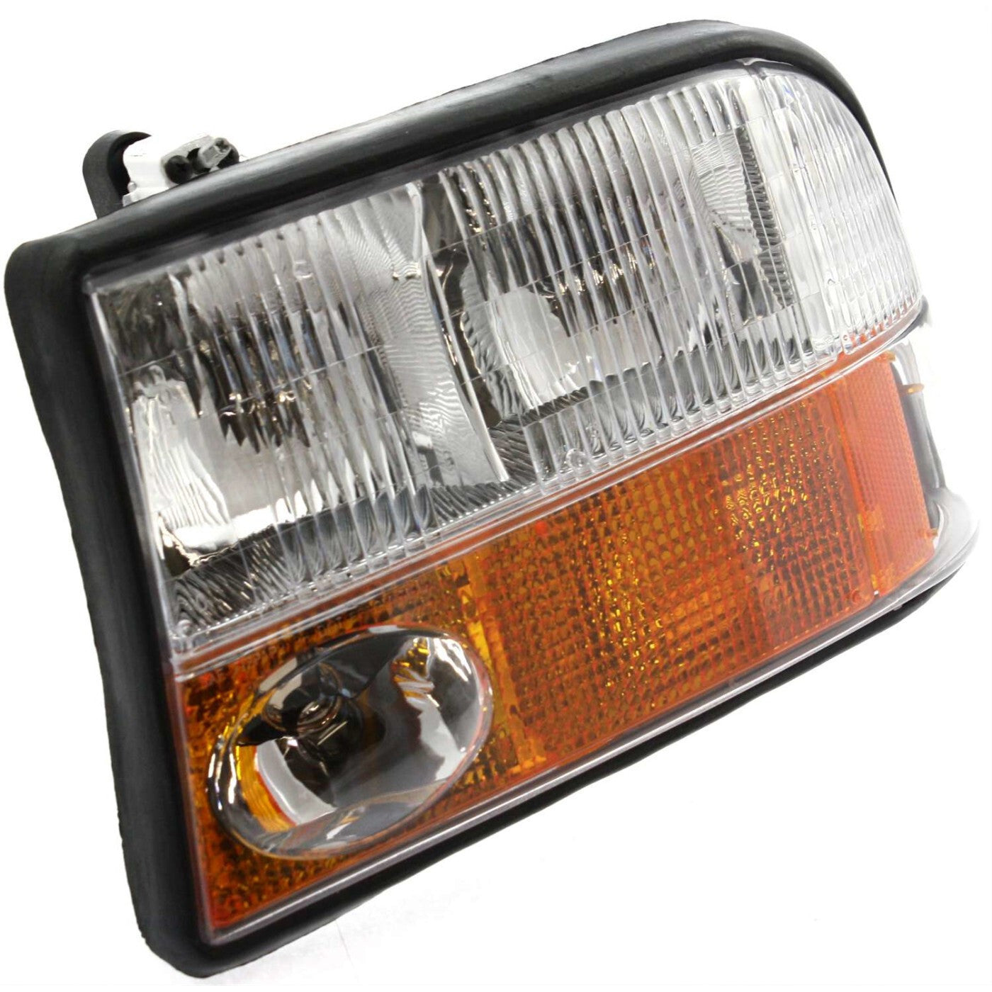 Left and Right Headlights For GMC Sonoma 1998-2004 Halogen w Bulbs w/ Fog Lights