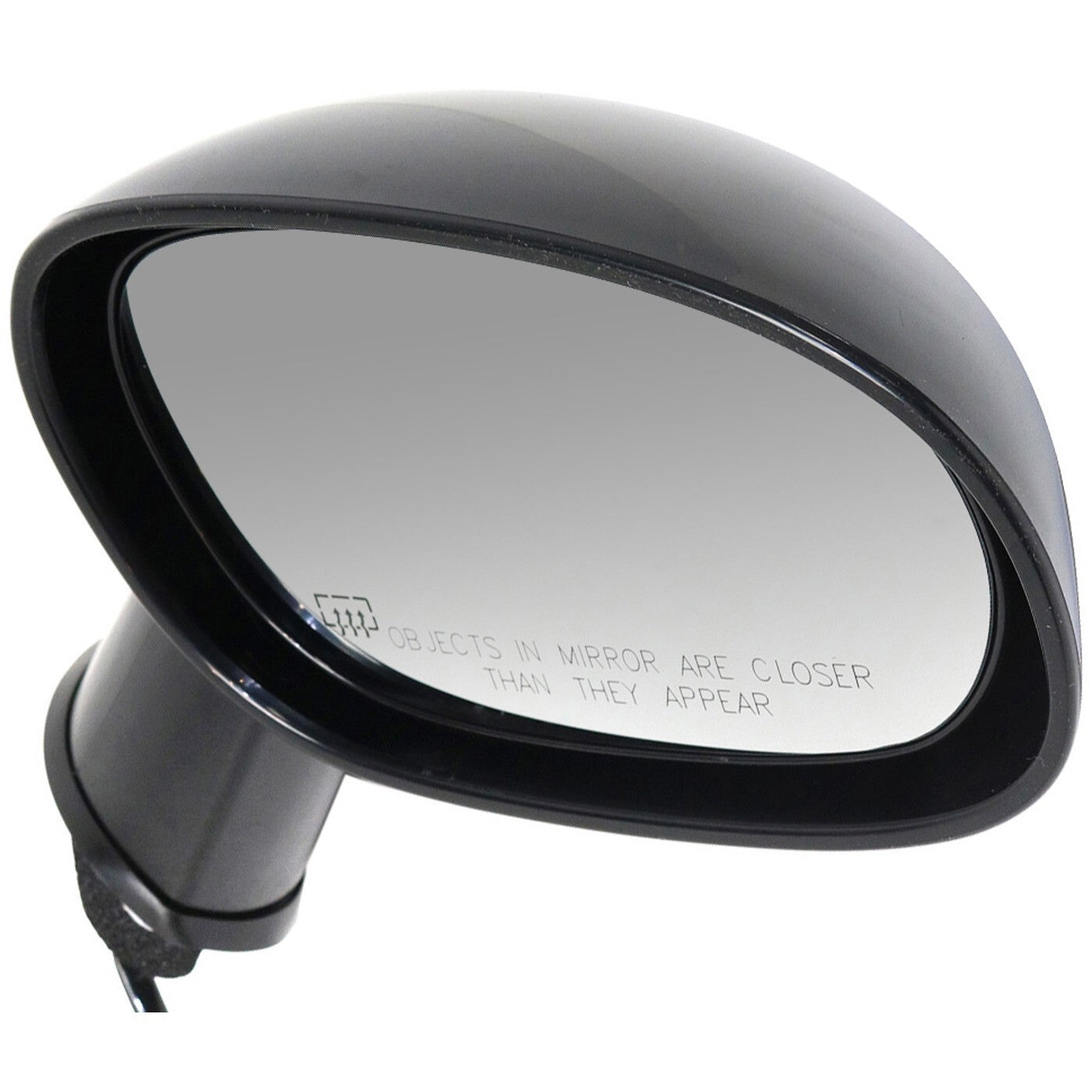 Exterior Power Heated Manual Folding Mirror Black RH Side for Challenger New