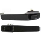 Door Handle Set For 1984-1996 Jeep Cherokee Front Black Plastic 2-Pcs