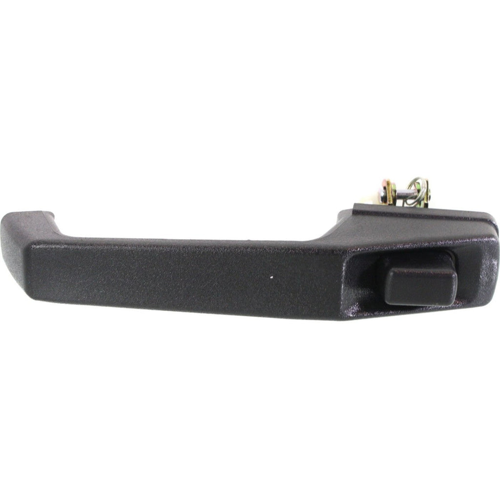 Door Handle Set For 1984-1996 Jeep Cherokee Front Black Plastic 2-Pcs