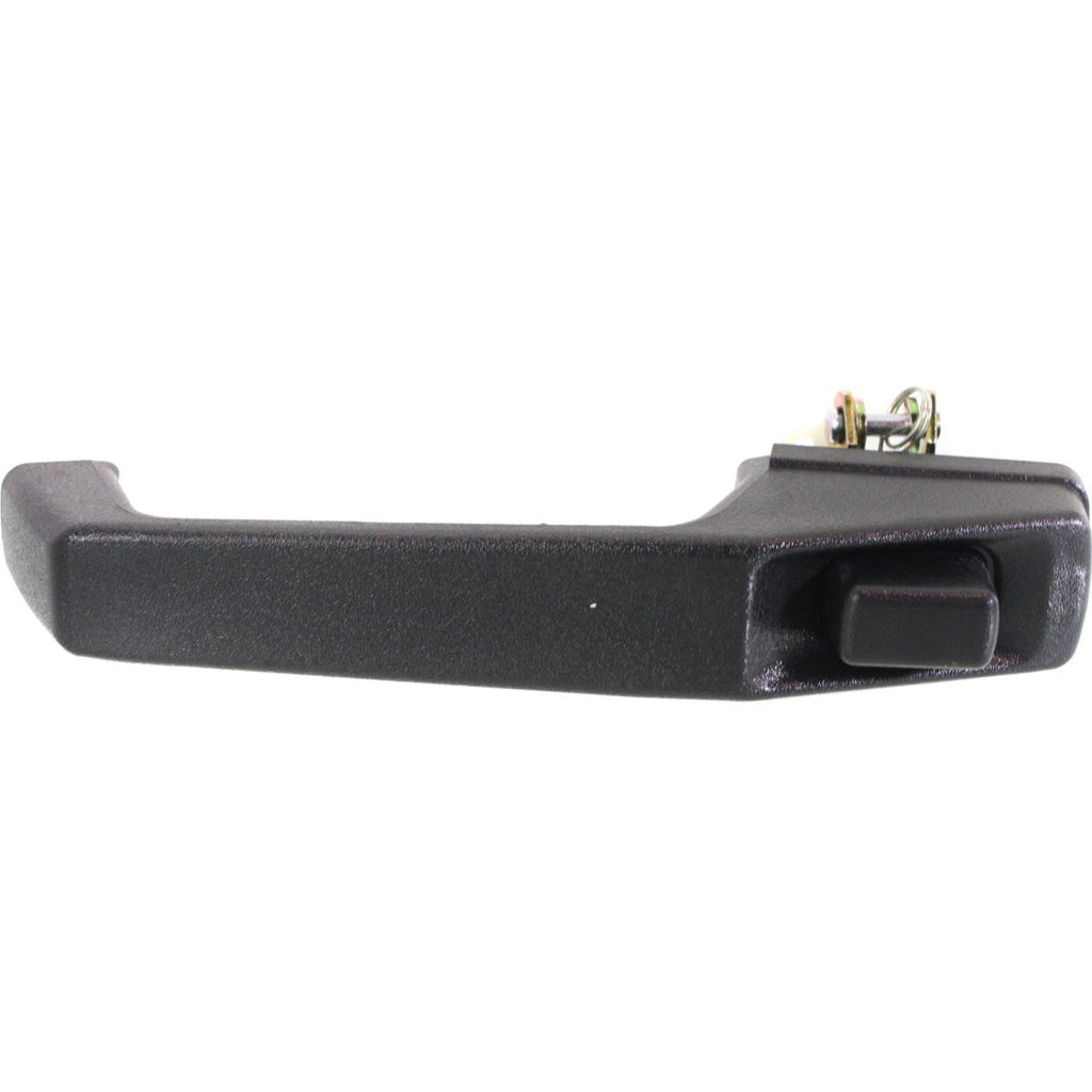Door Handle Set For 1984-1996 Jeep Cherokee Front Black Plastic 2-Pcs