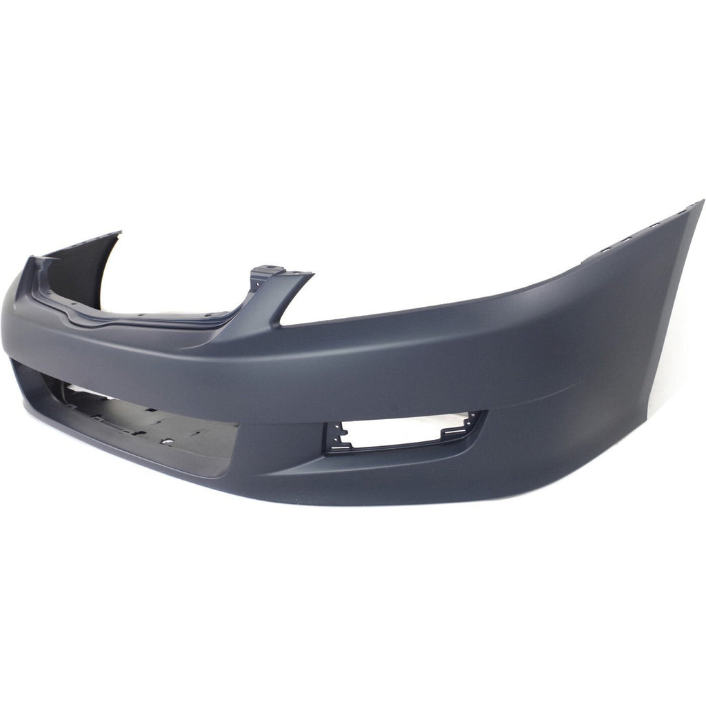 Front Bumper Cover For 2006-2007 Honda Accord Coupe w/ fog lamp holes Primed