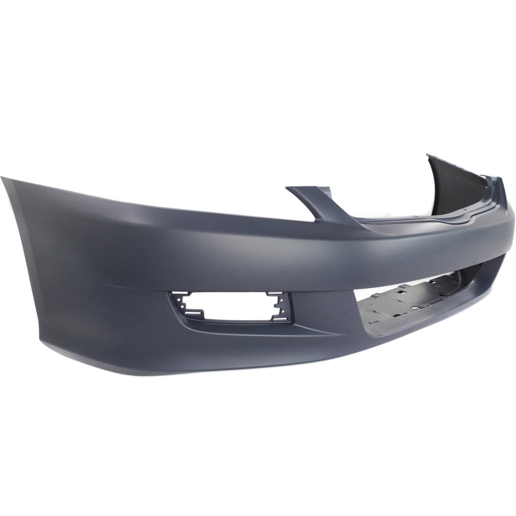 Front Bumper Cover For 2006-2007 Honda Accord Coupe w/ fog lamp holes Primed