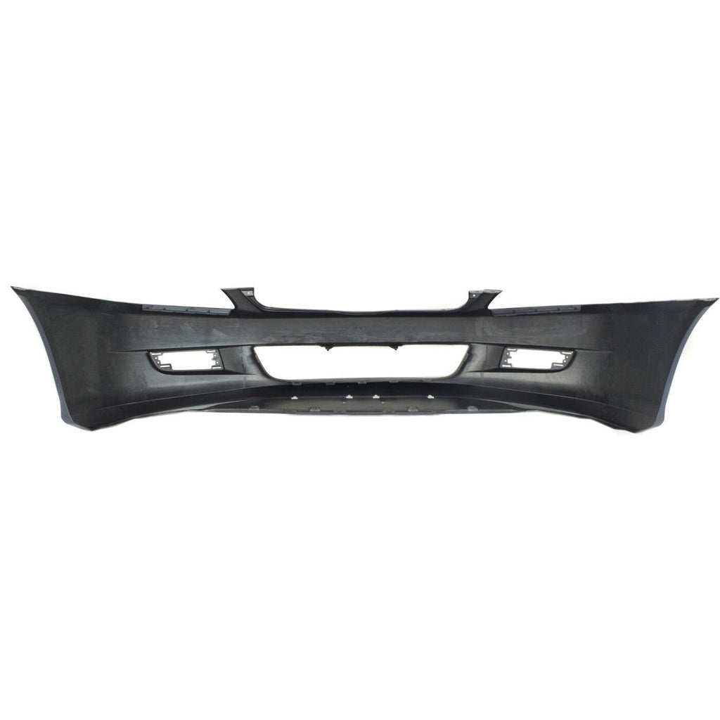 Front Bumper Cover For 2006-2007 Honda Accord Coupe w/ fog lamp holes Primed