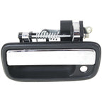 Chrome & Black Outside Exterior Door Handle Left/Right Pair Set for Tacoma Truck