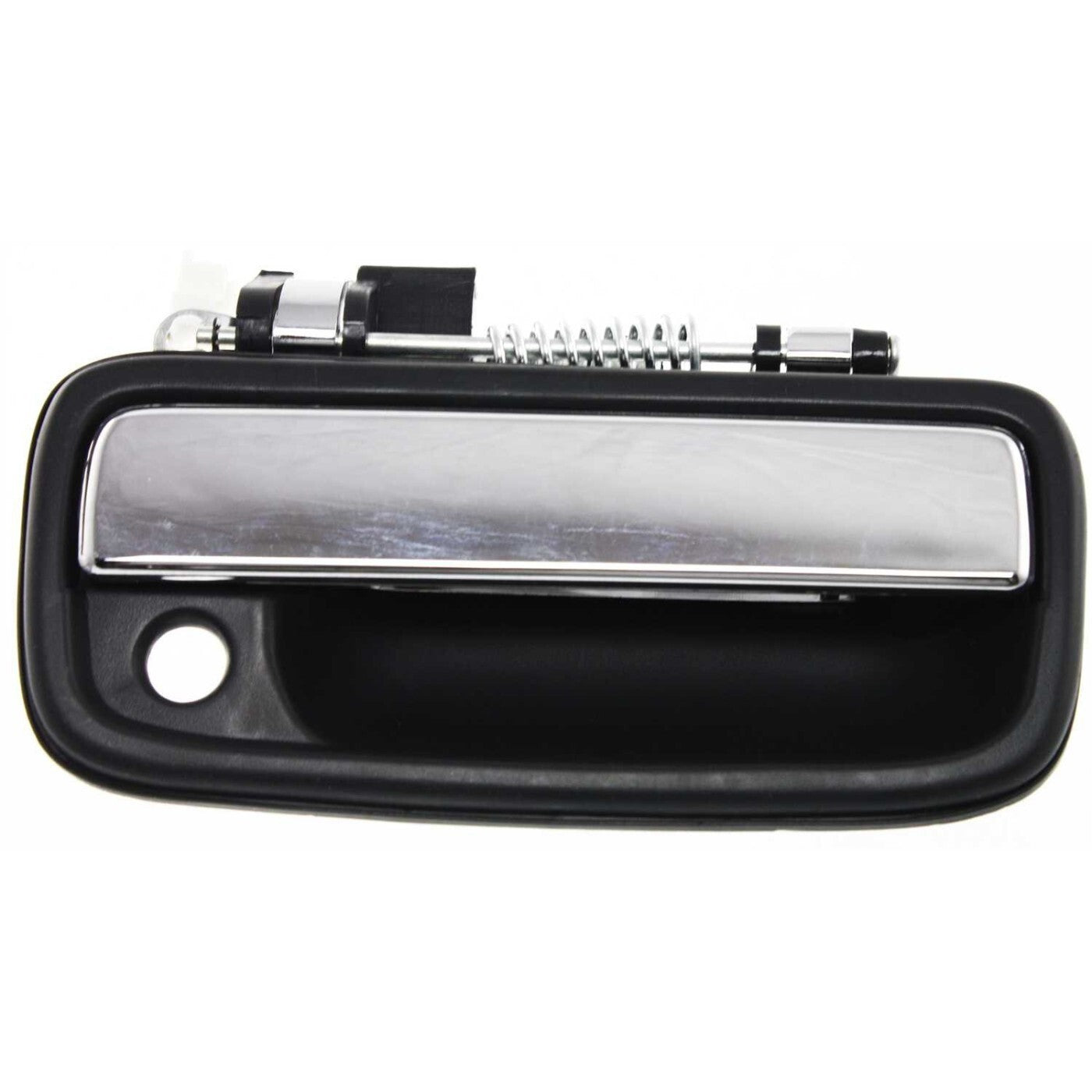 Chrome & Black Outside Exterior Door Handle Left/Right Pair Set for Tacoma Truck