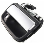 Chrome & Black Outside Exterior Door Handle Left/Right Pair Set for Tacoma Truck