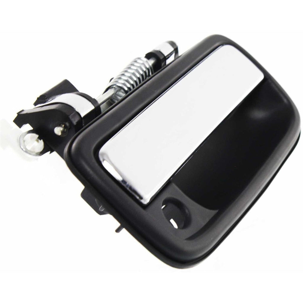 Chrome & Black Outside Exterior Door Handle Left/Right Pair Set for Tacoma Truck