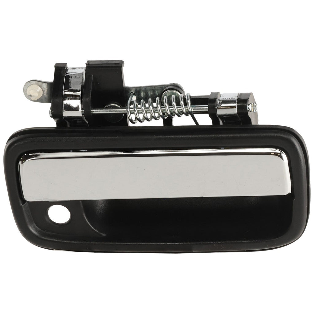 Chrome & Black Outside Exterior Door Handle Left/Right Pair Set for Tacoma Truck