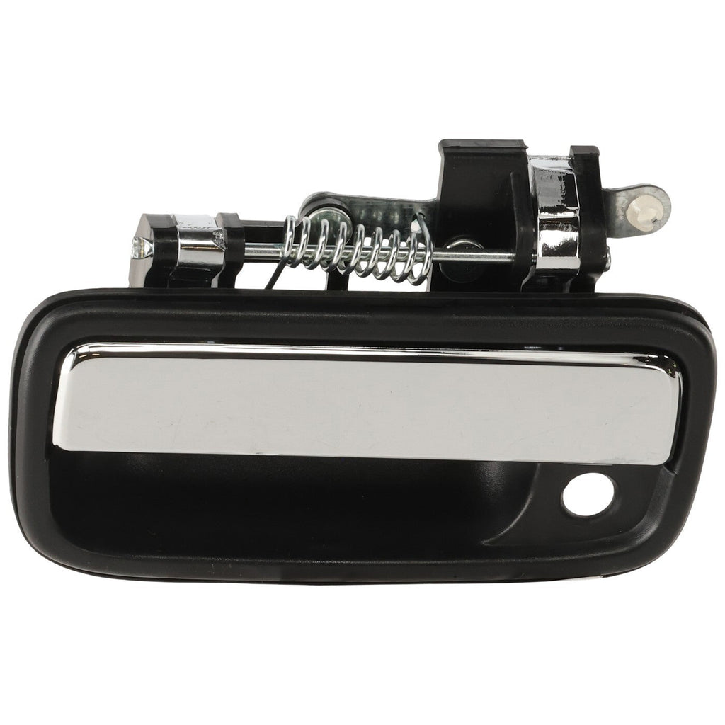 Chrome & Black Outside Exterior Door Handle Left/Right Pair Set for Tacoma Truck