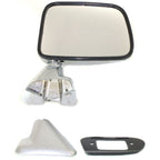 Manual Side View Mirrors Chrome Pair Set for 87-88 Toyota Pickup Truck 4Runner