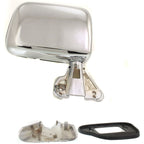 Manual Side View Mirrors Chrome Pair Set for 87-88 Toyota Pickup Truck 4Runner