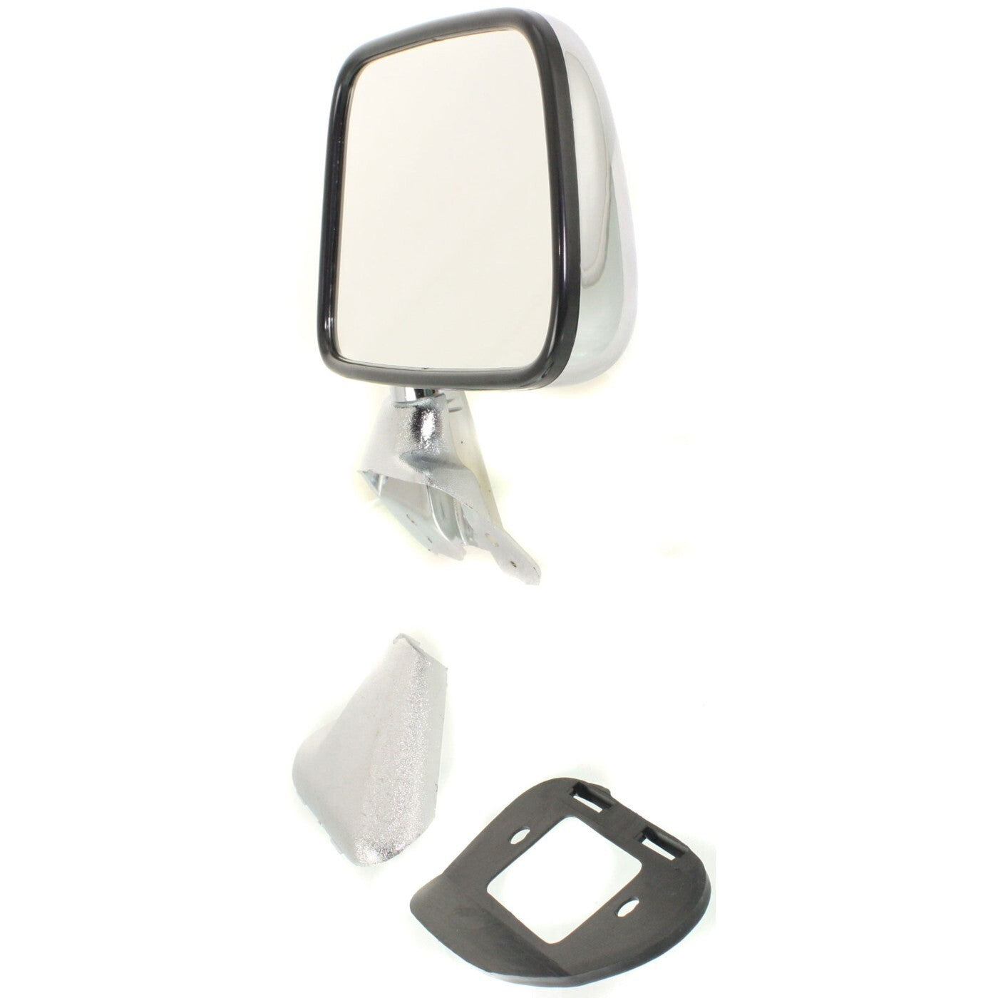 Manual Side View Mirrors Chrome Pair Set for 87-88 Toyota Pickup Truck 4Runner
