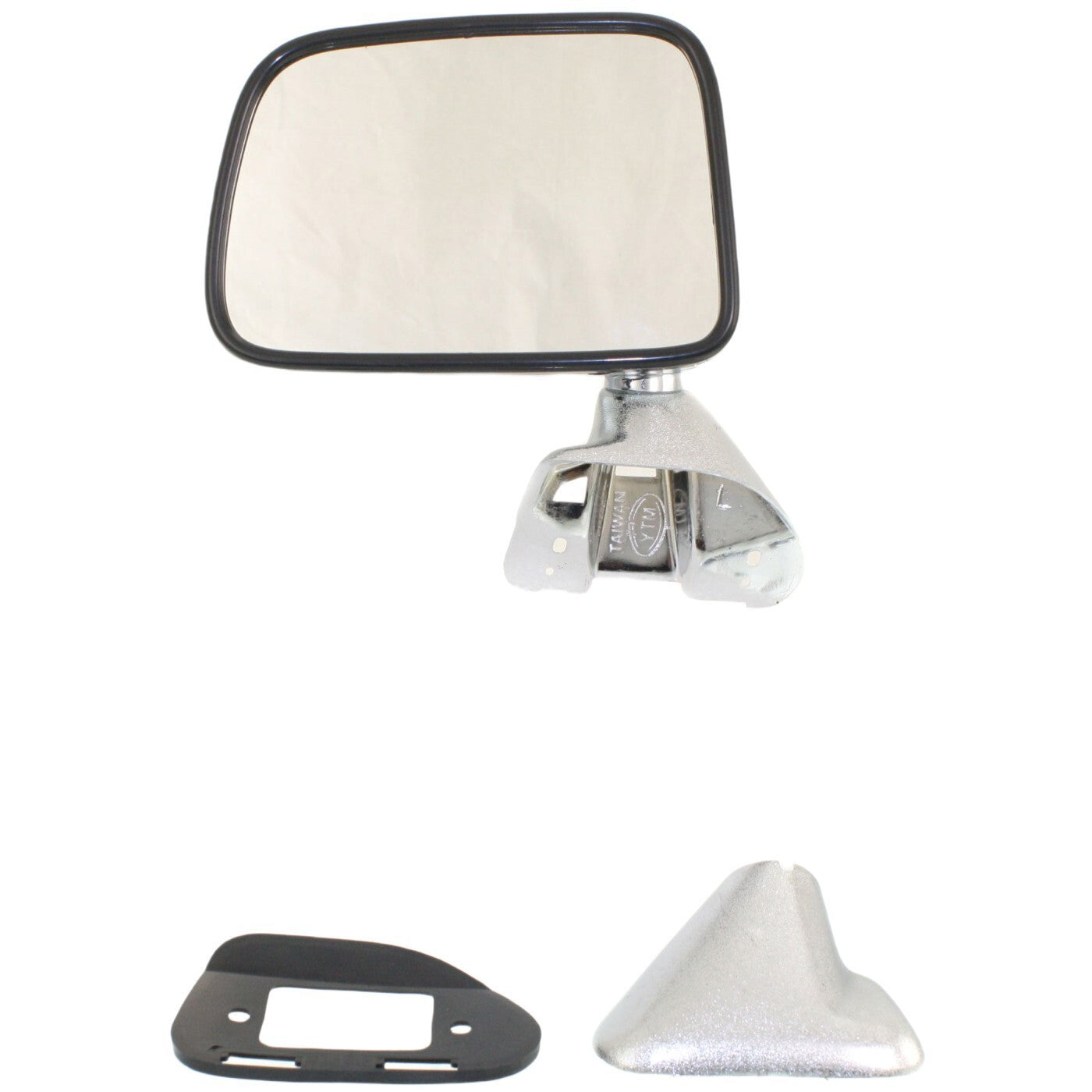 Manual Side View Mirrors Chrome Pair Set for 87-88 Toyota Pickup Truck 4Runner
