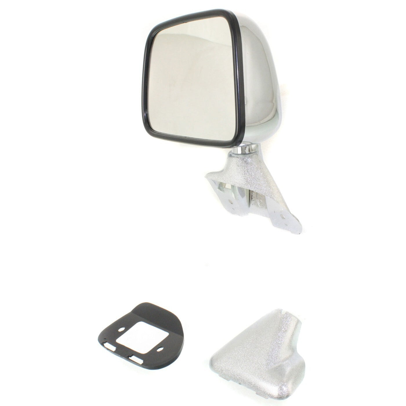Manual Side View Mirrors Chrome Pair Set for 87-88 Toyota Pickup Truck 4Runner