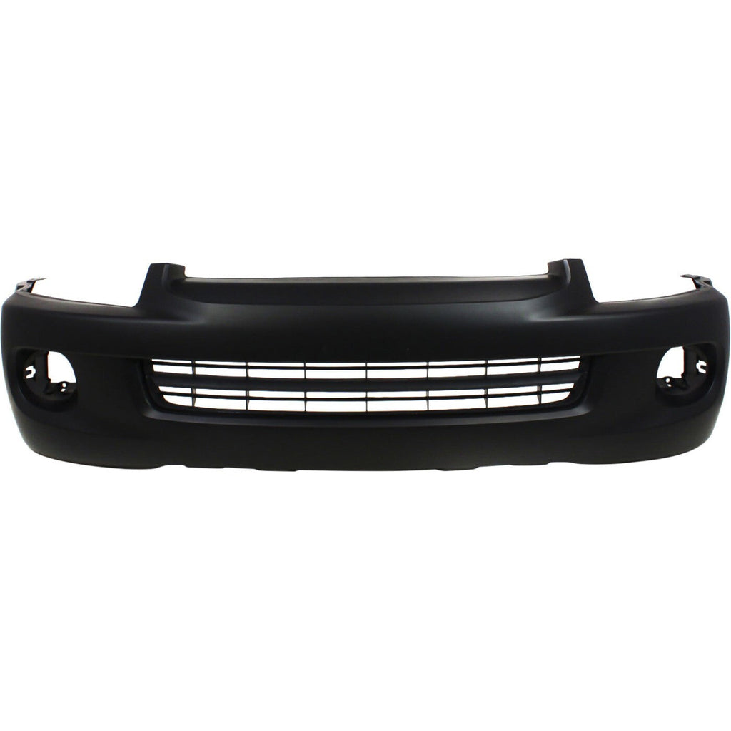 Front Bumper Cover For 05-07 Toyota Sequoia Primed with Fog Lamp Holes TO1000293