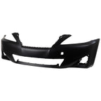 Front Bumper Cover For 2011-2013 Lexus IS250 w/ fog lamp holes IS350 Primed
