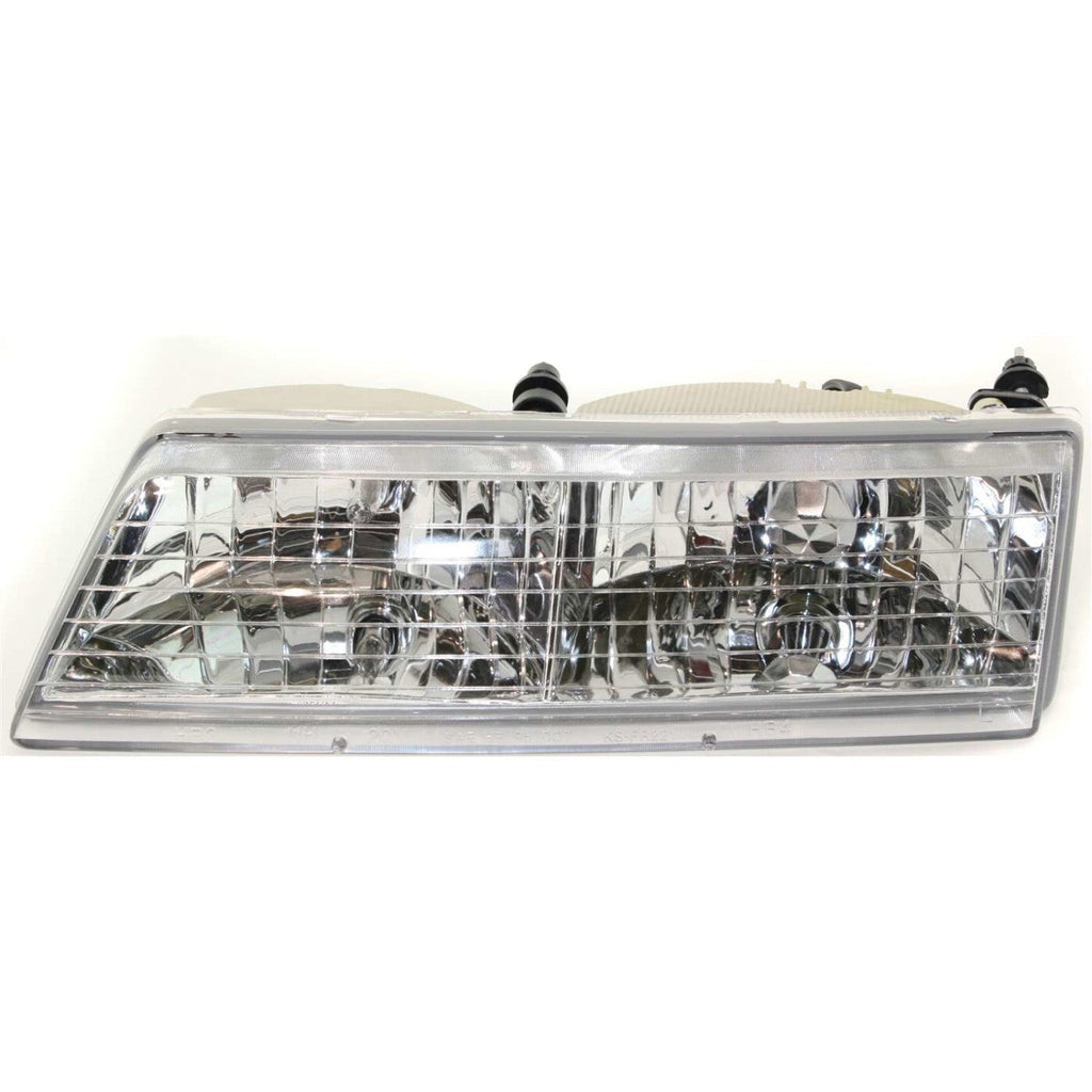 Headlight Kit LH RH For 95-97 Mercury Grand Marquis Incl. Corner w/ Marker Lamp
