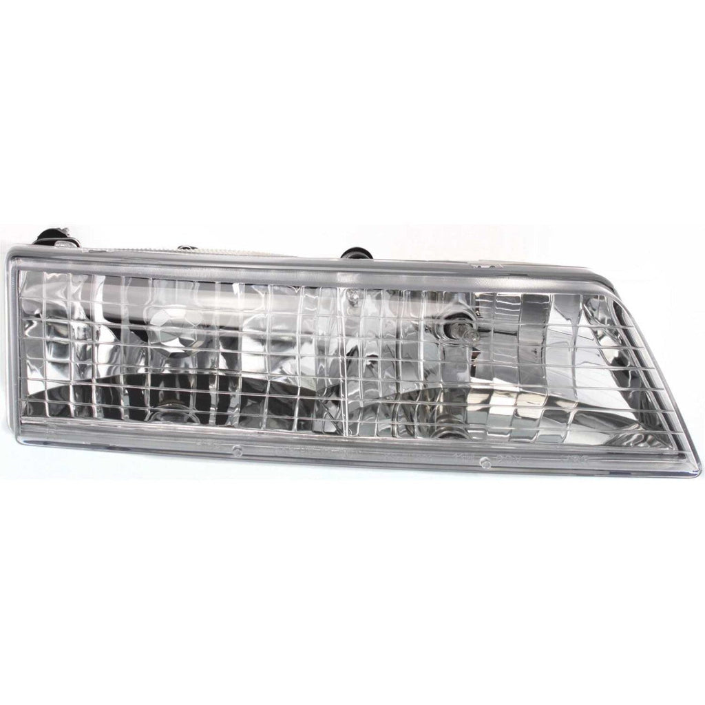 Headlight Kit LH RH For 95-97 Mercury Grand Marquis Incl. Corner w/ Marker Lamp