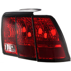 Tail Light Set For 1999-2004 Ford Mustang Driver and Passenger Side Halogen
