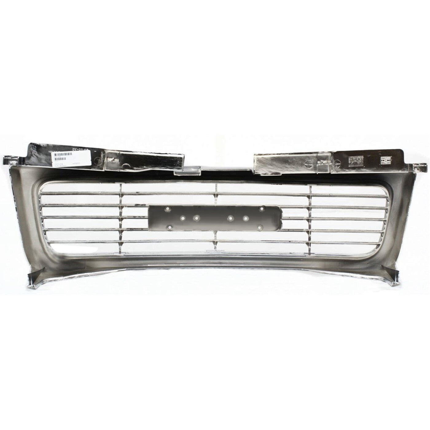 Grille For 98-2004 GMC Sonoma 98-2001 Jimmy Chrome Shell w/ Gray Insert Plastic
