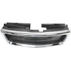 Grille For 98-2004 GMC Sonoma 98-2001 Jimmy Chrome Shell w/ Gray Insert Plastic