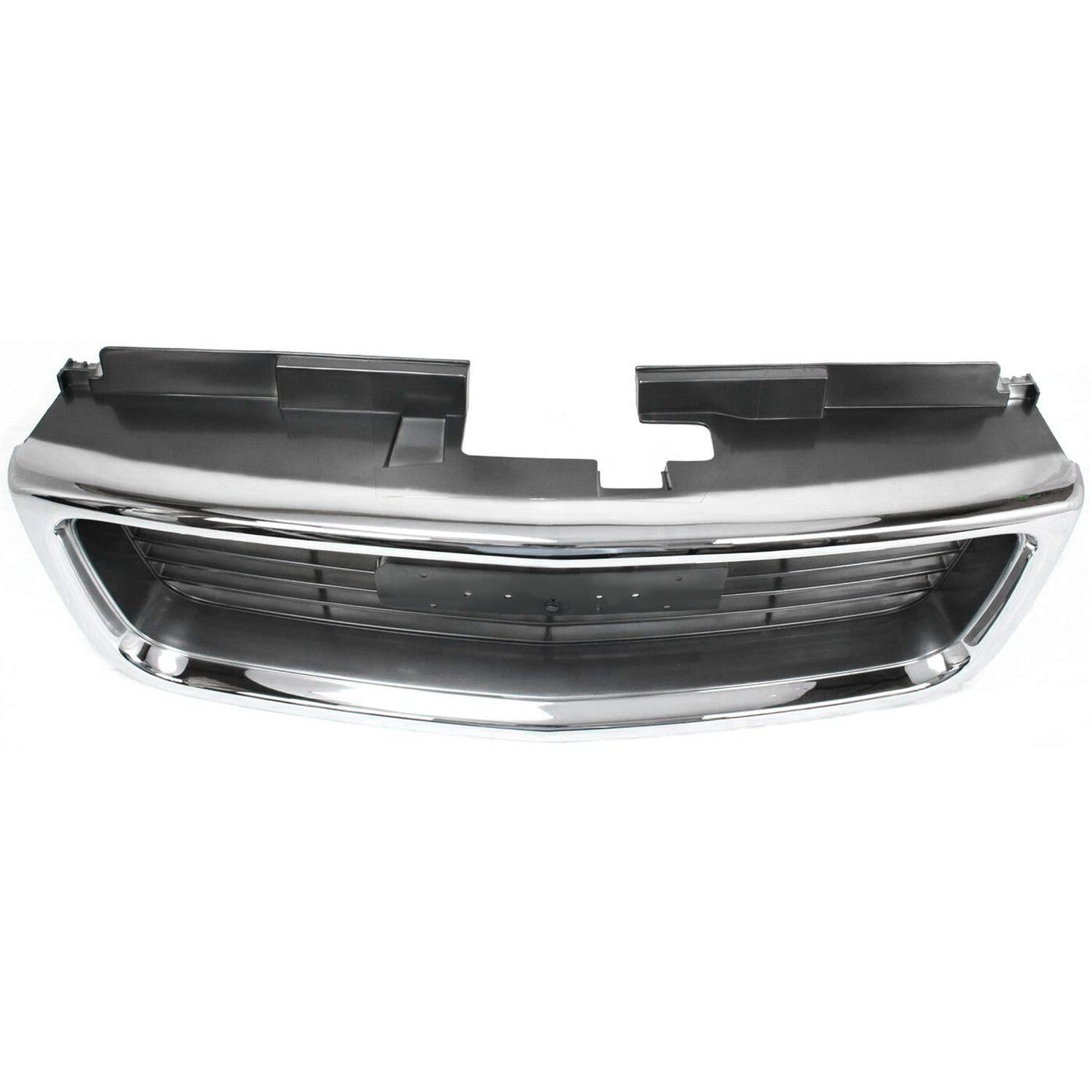 Grille For 98-2004 GMC Sonoma 98-2001 Jimmy Chrome Shell w/ Gray Insert Plastic