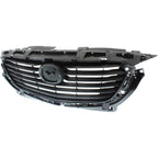 Grille Assembly For 2016-2020 Mazda CX-3 Textured Dark Gray Shell and Insert