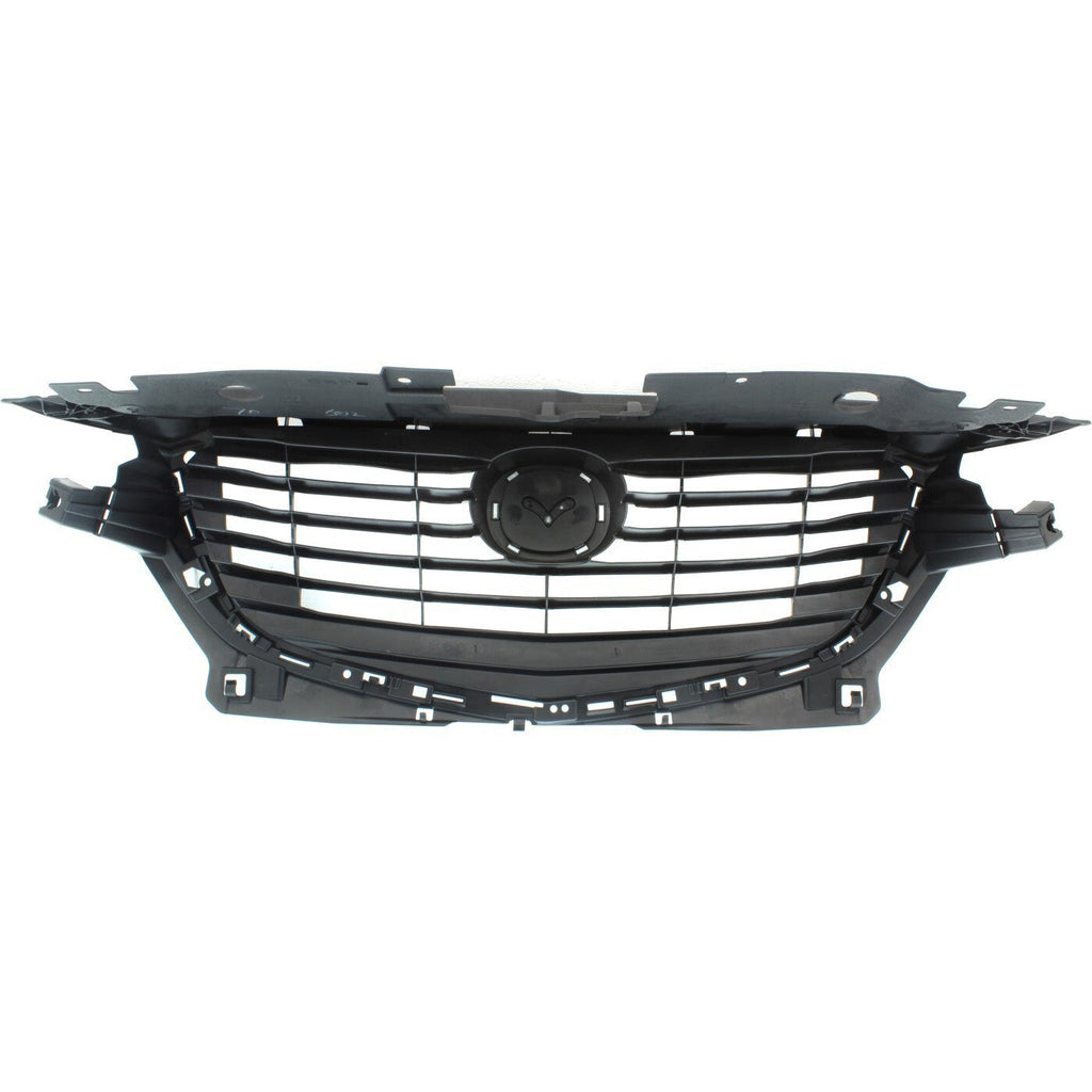Grille Assembly For 2016-2020 Mazda CX-3 Textured Dark Gray Shell and Insert