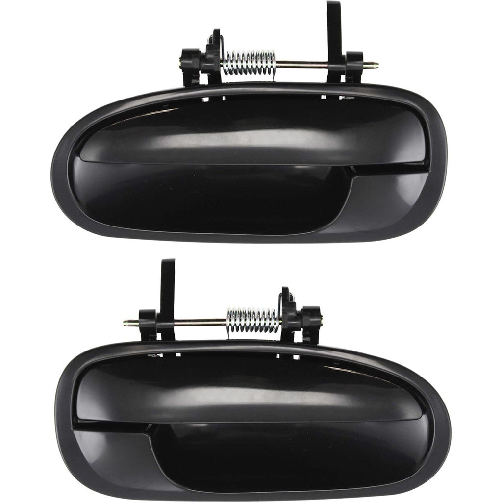 Exterior Door Handle For 96-2000 Honda Civic Set of 2 Rear Sedan Primed Plastic