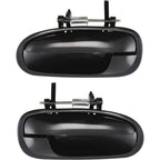 Exterior Door Handle For 96-2000 Honda Civic Set of 2 Rear Sedan Primed Plastic