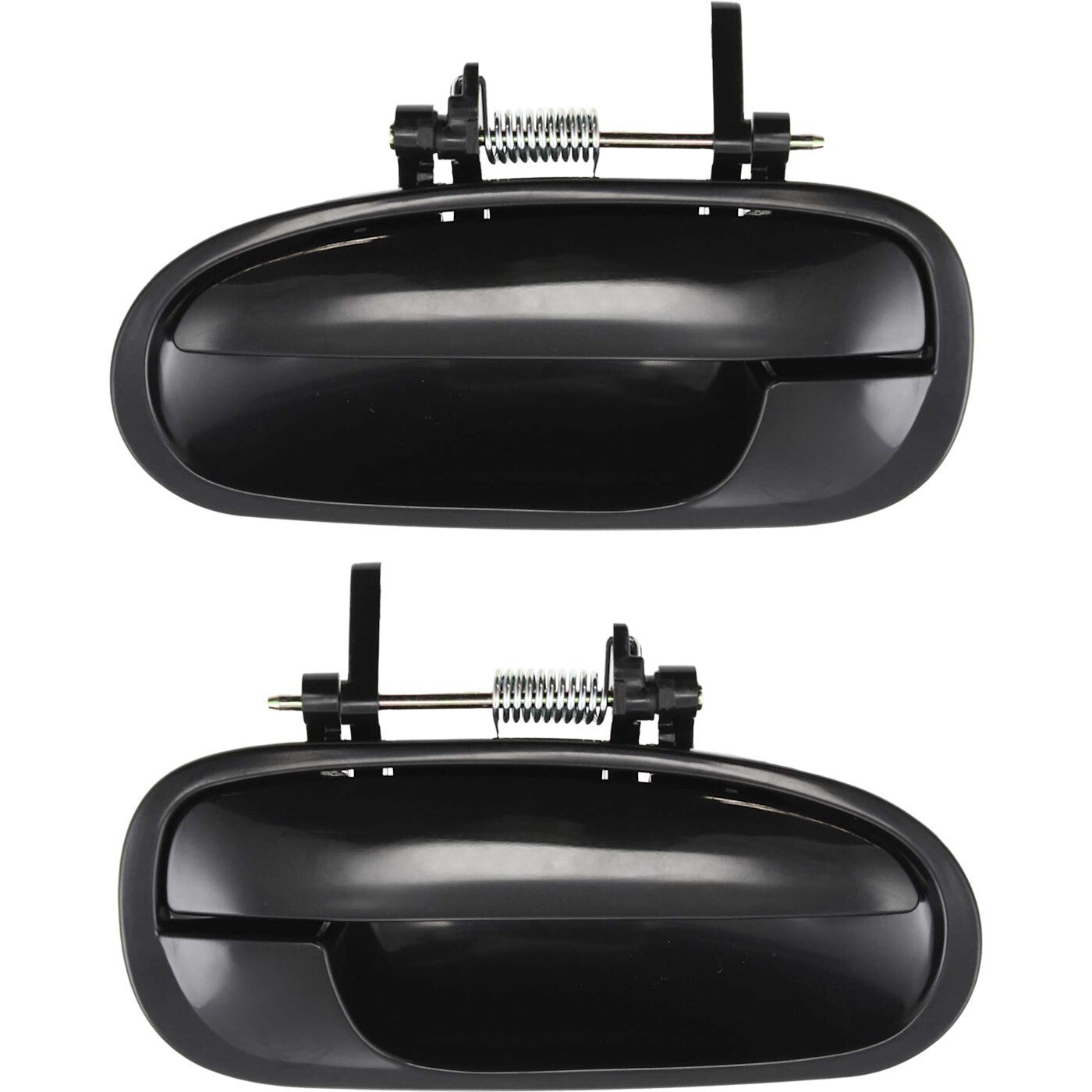 Exterior Door Handle For 96-2000 Honda Civic Set of 2 Rear Sedan Primed Plastic