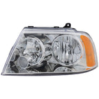 Headlight Set For 03-06 Lincoln Navigator Halogen With Bulbs FO2503209 FO2502209